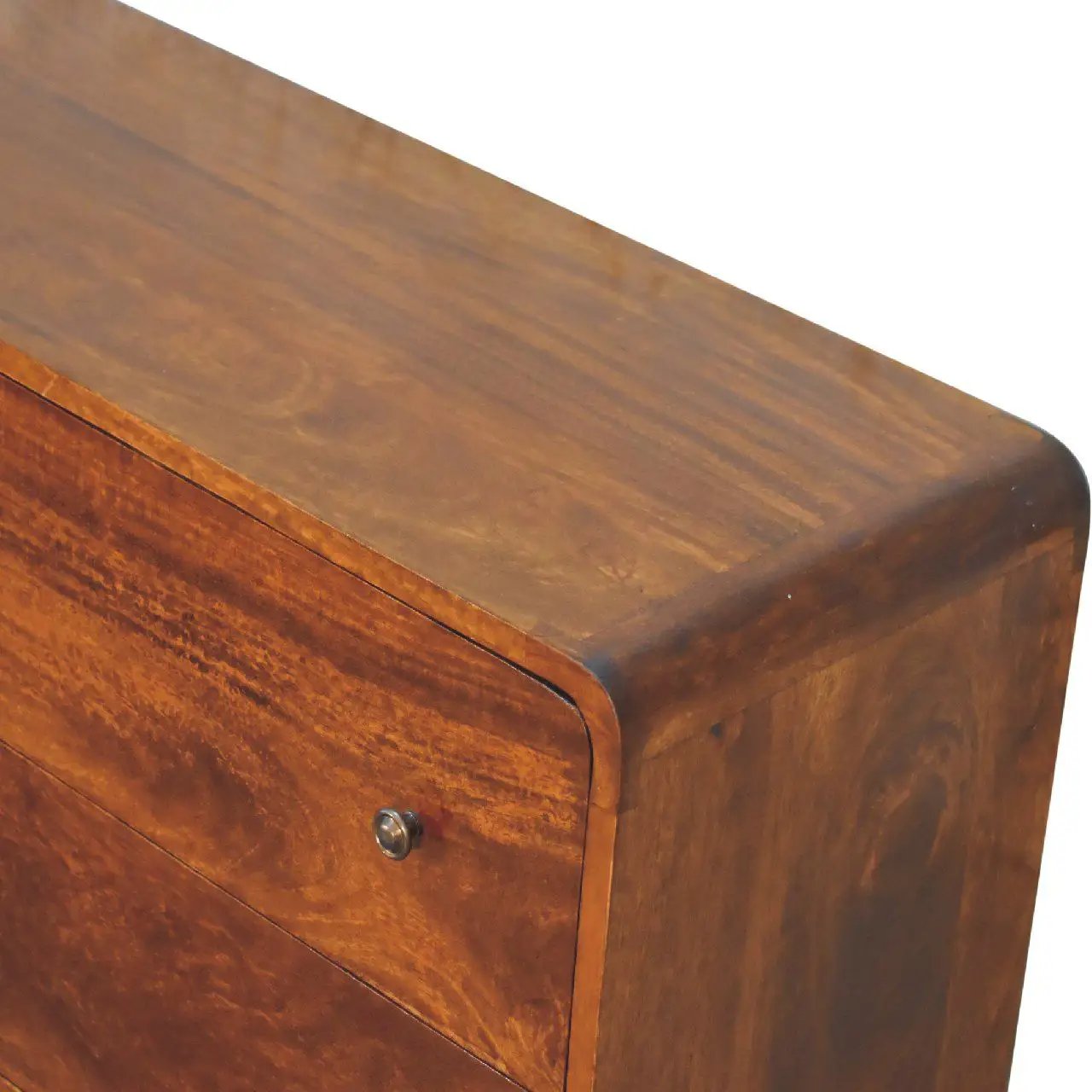 Large Curved Chest - Chestnut by Unique Piece Furniture