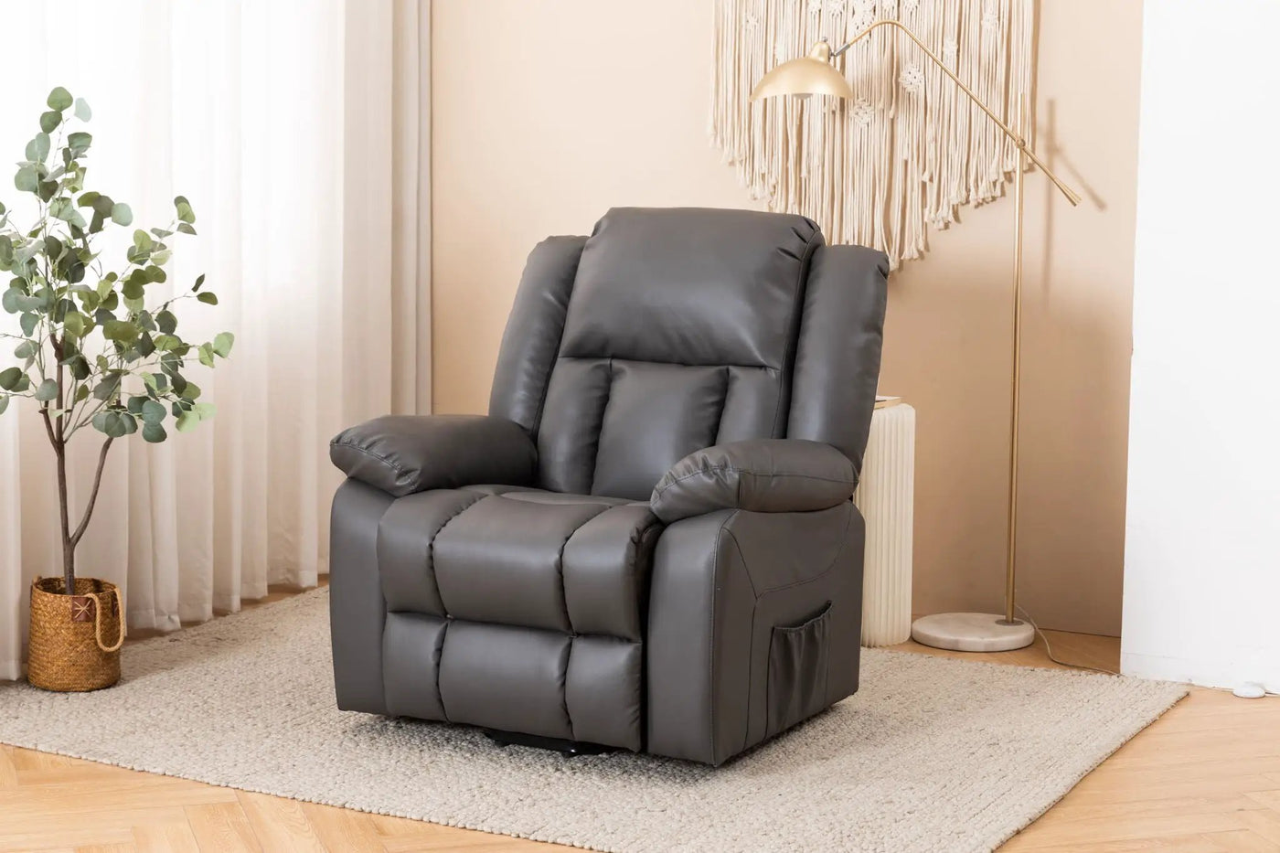 Electric Power Massage Recliner Chair by Unique Piece Furniture