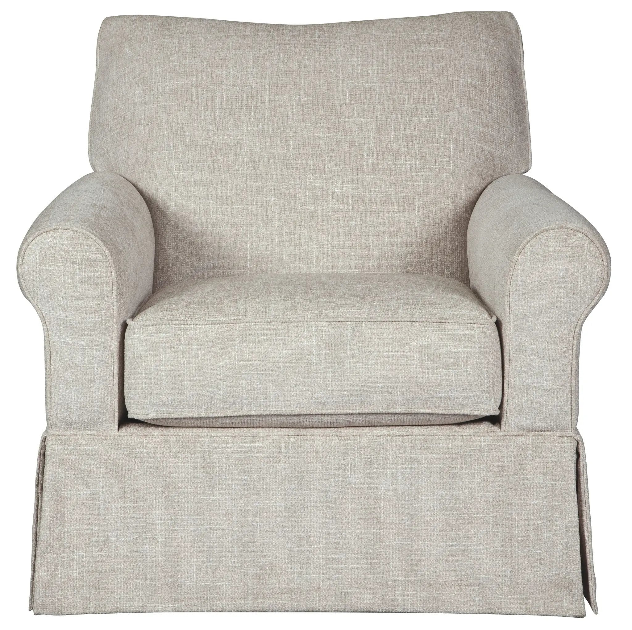 Searcy - Swivel Glider Accent Chair - Quartz by Unique Piece Furniture