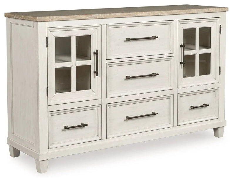 Shaybrock - Dresser - Antique White / Brown by Unique Piece Furniture