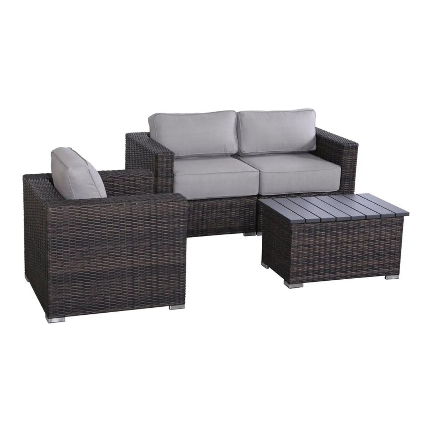 Stylish Sofa Seating Group With Cushions Perfect For Outdoor Gatherings by HouseOfZazla