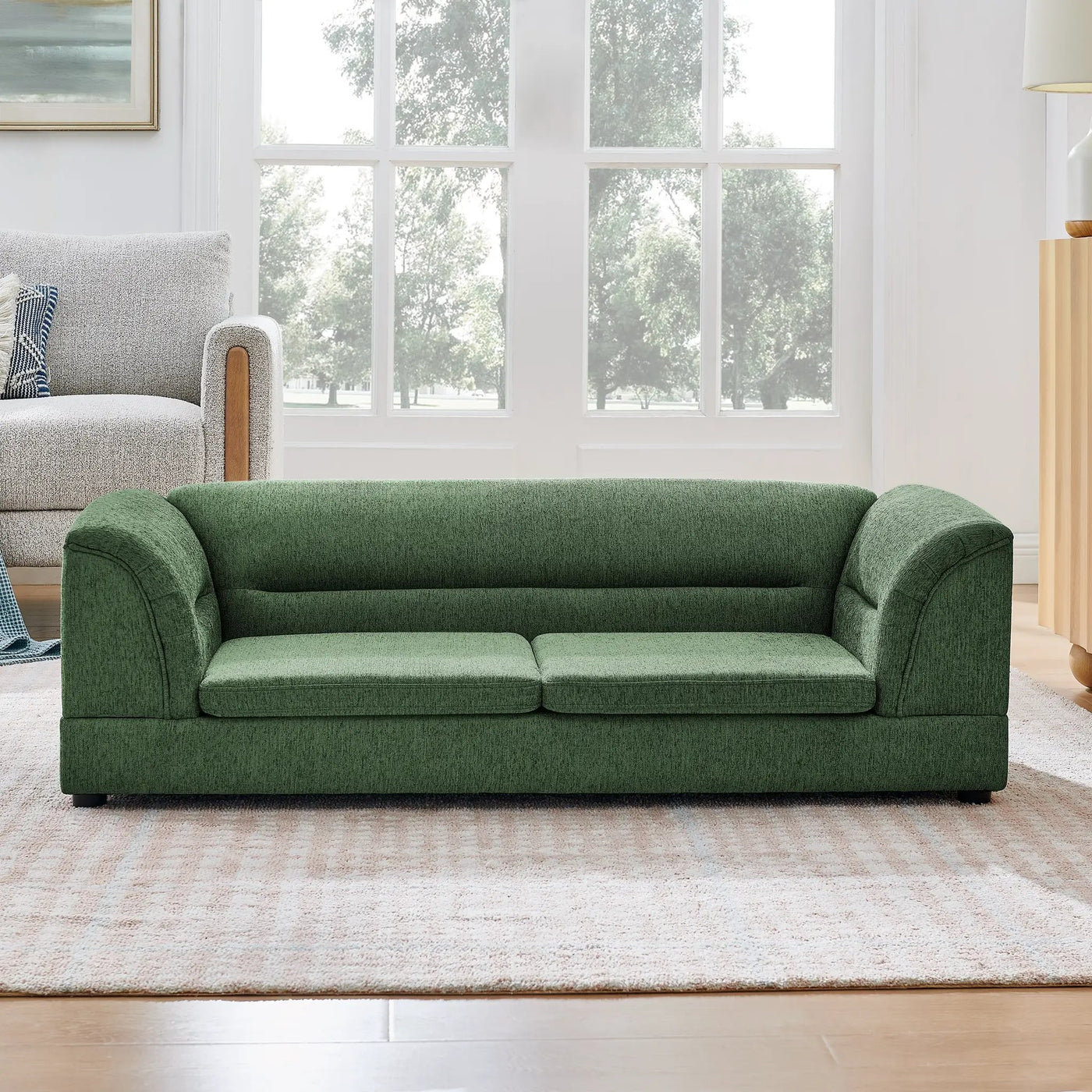 Oversized Pet Sofa, Curved Armrest Rectangular Dog Sofa by HouseOfZazla