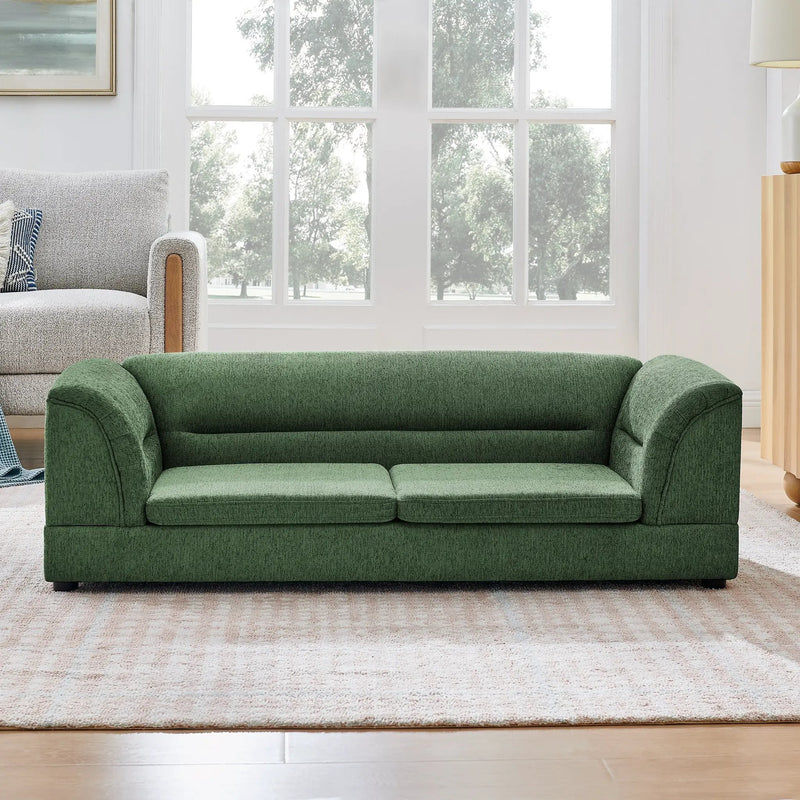 Oversized Pet Sofa, Curved Armrest Rectangular Dog Sofa by HouseOfZazla