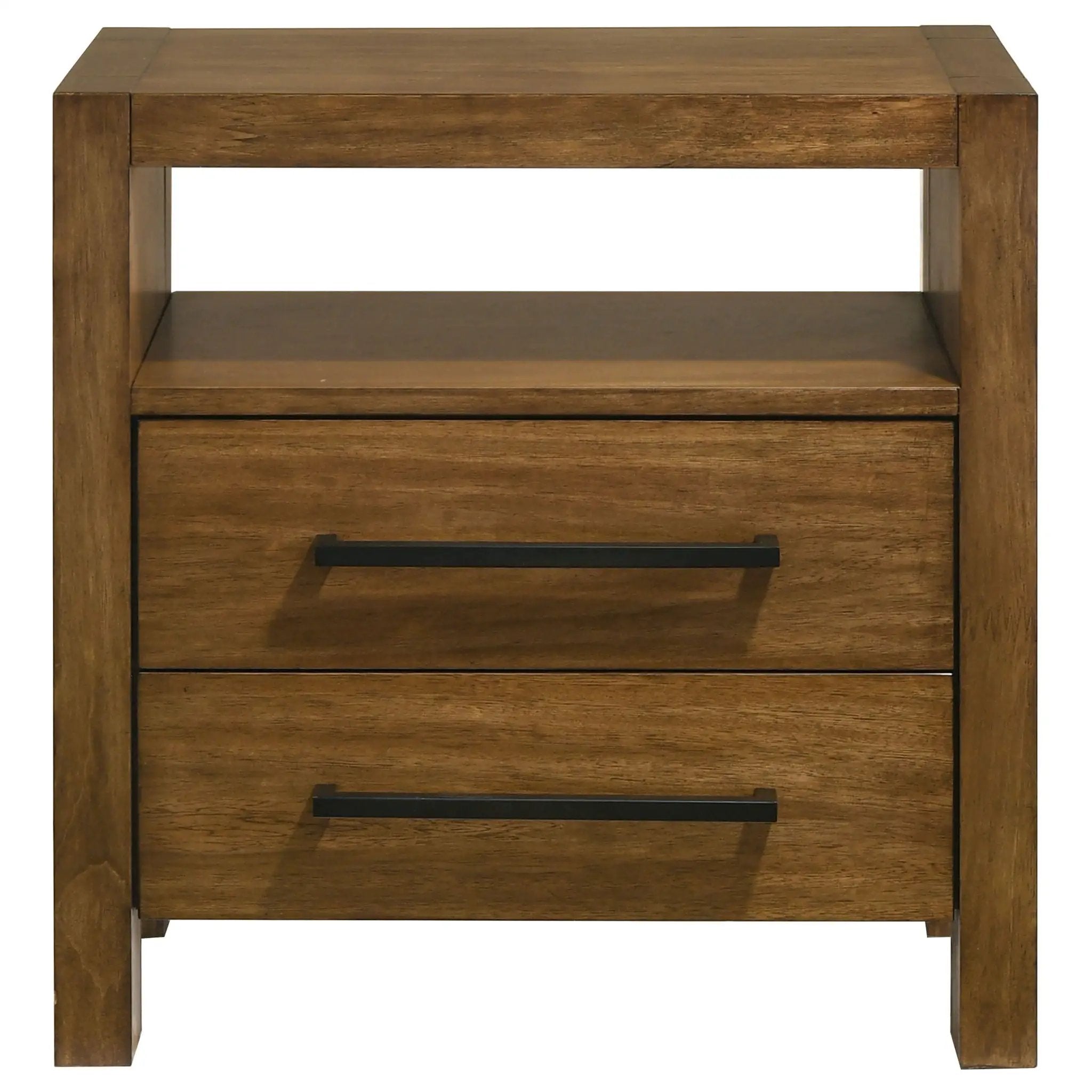 Adderley 2-drawer Nightstand Bedside Table Warm Brown by Unique Piece Furniture