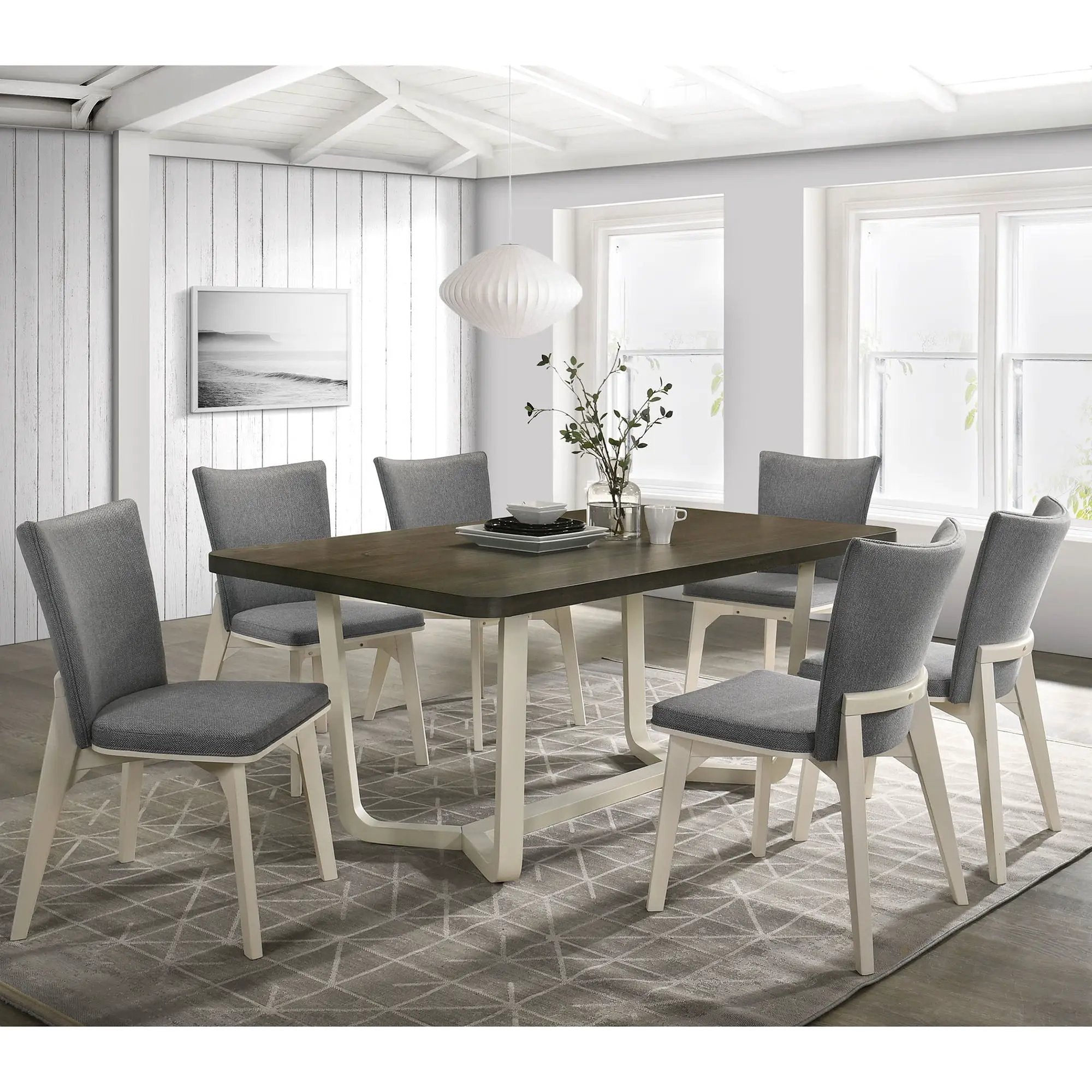 Jean - Upholstered Dining Side Chair (Set of 2) - Gray