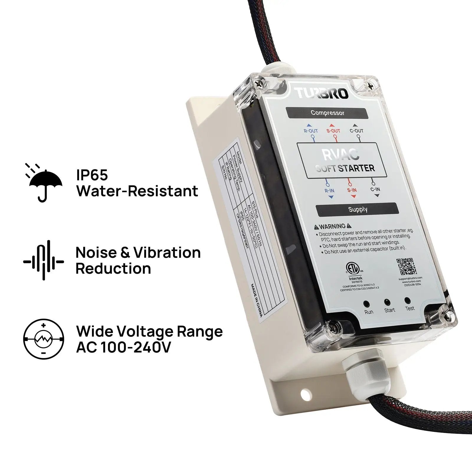 S15 Plus Soft Start for RV Air Conditioner by TURBRO