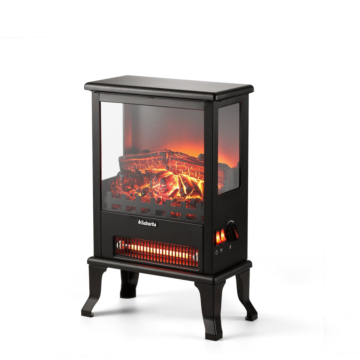 Suburbs TS17Q Electric Fireplace Stove Heater by TURBRO
