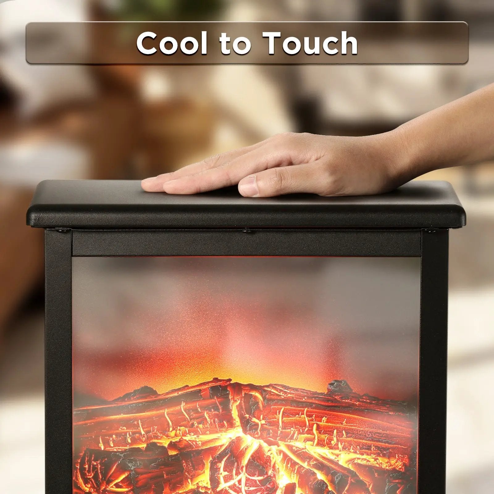 Suburbs TS17Q Electric Fireplace Stove Heater by TURBRO