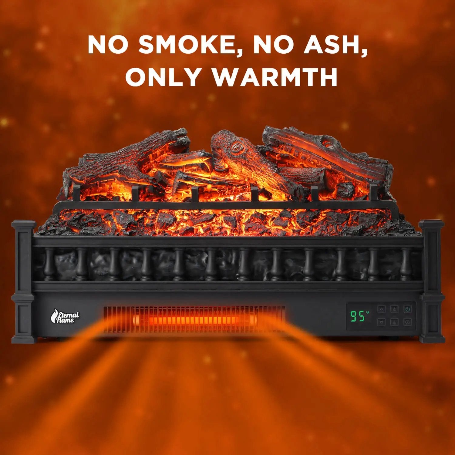 (Open Box) Eternal Flame EF26-LG Electric Fireplace Logs by TURBRO