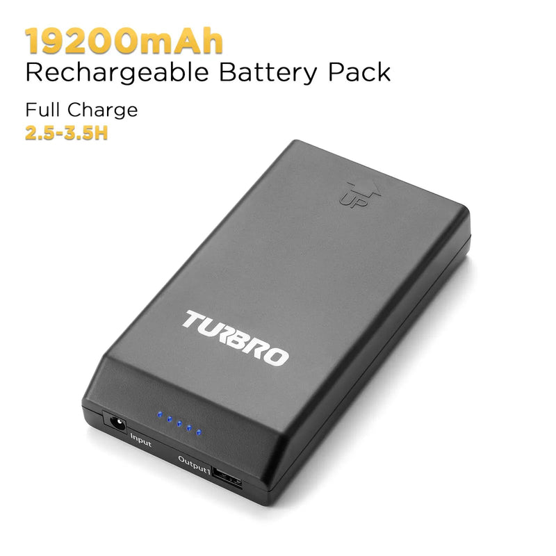 (Open Box) AirSupply MS12 Replacement Battery, 19,200mAh Rechargeable, 50-Hour Runtime by TURBRO
