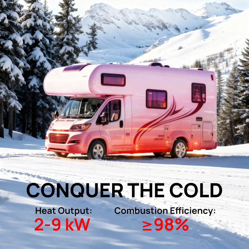 Arcade T8BP Diesel Heater, 9kW Triple Power, Toolbox Design by TURBRO