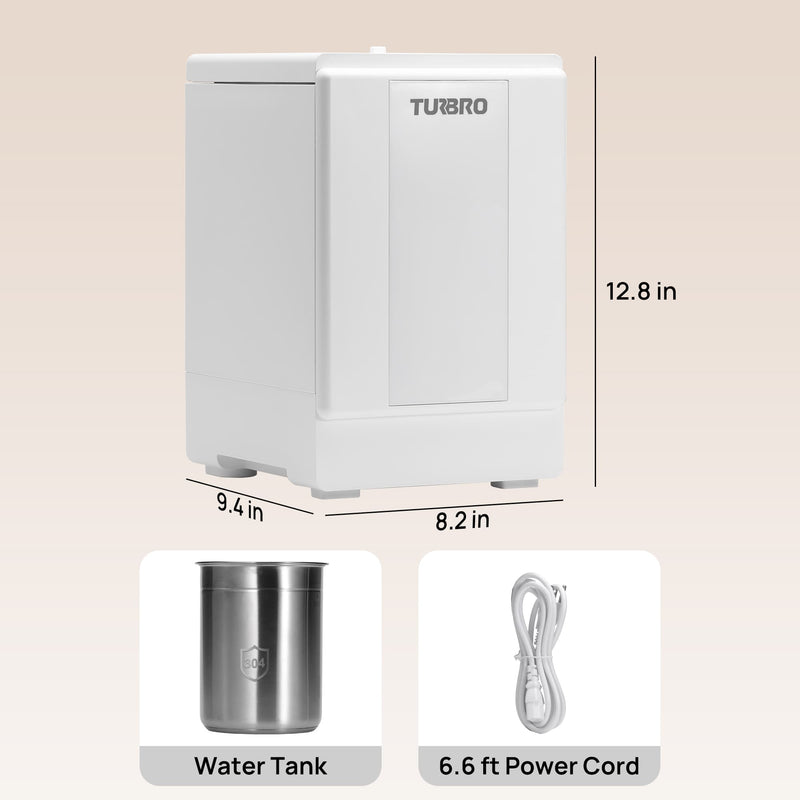 Greenland 4L Stainless Steel Steam Warm Mist Humidifier by TURBRO