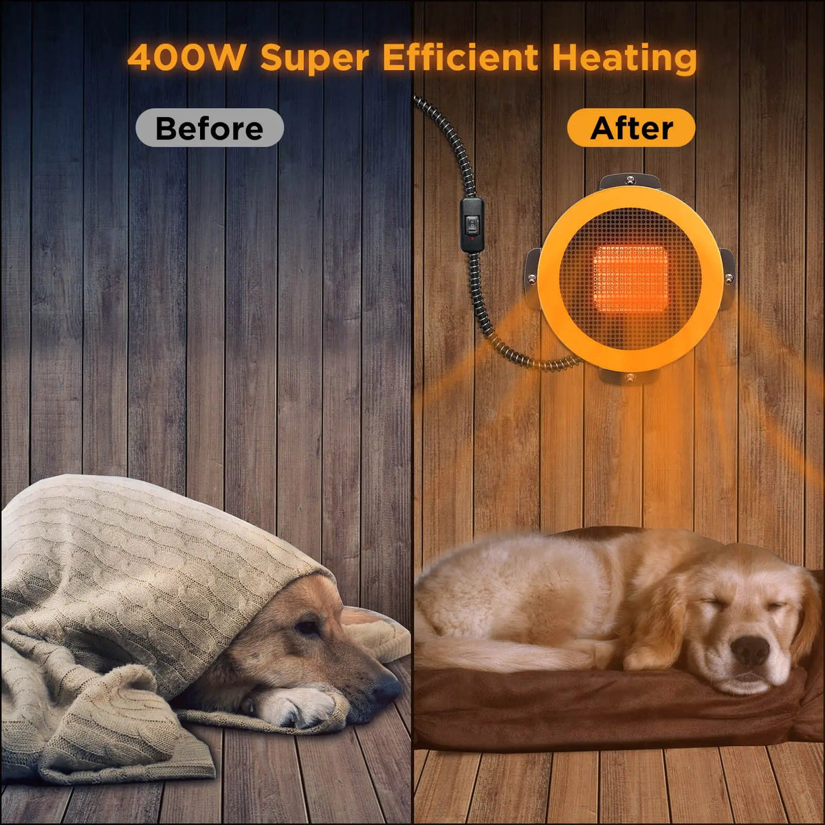 Neighborhood DH400A Dog House Heater by TURBRO