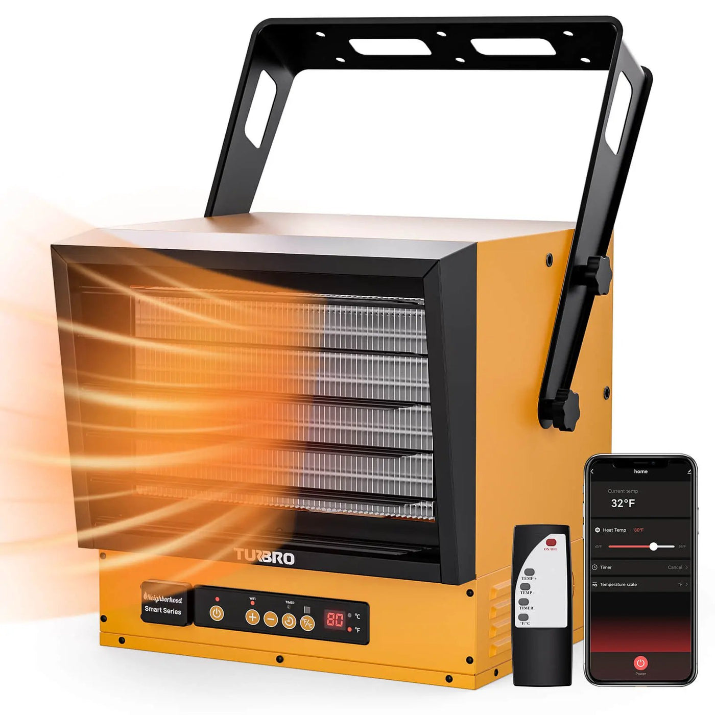 Neighborhood GH10K & GH15K Smart Garage Heater - WiFi Enable by TURBRO
