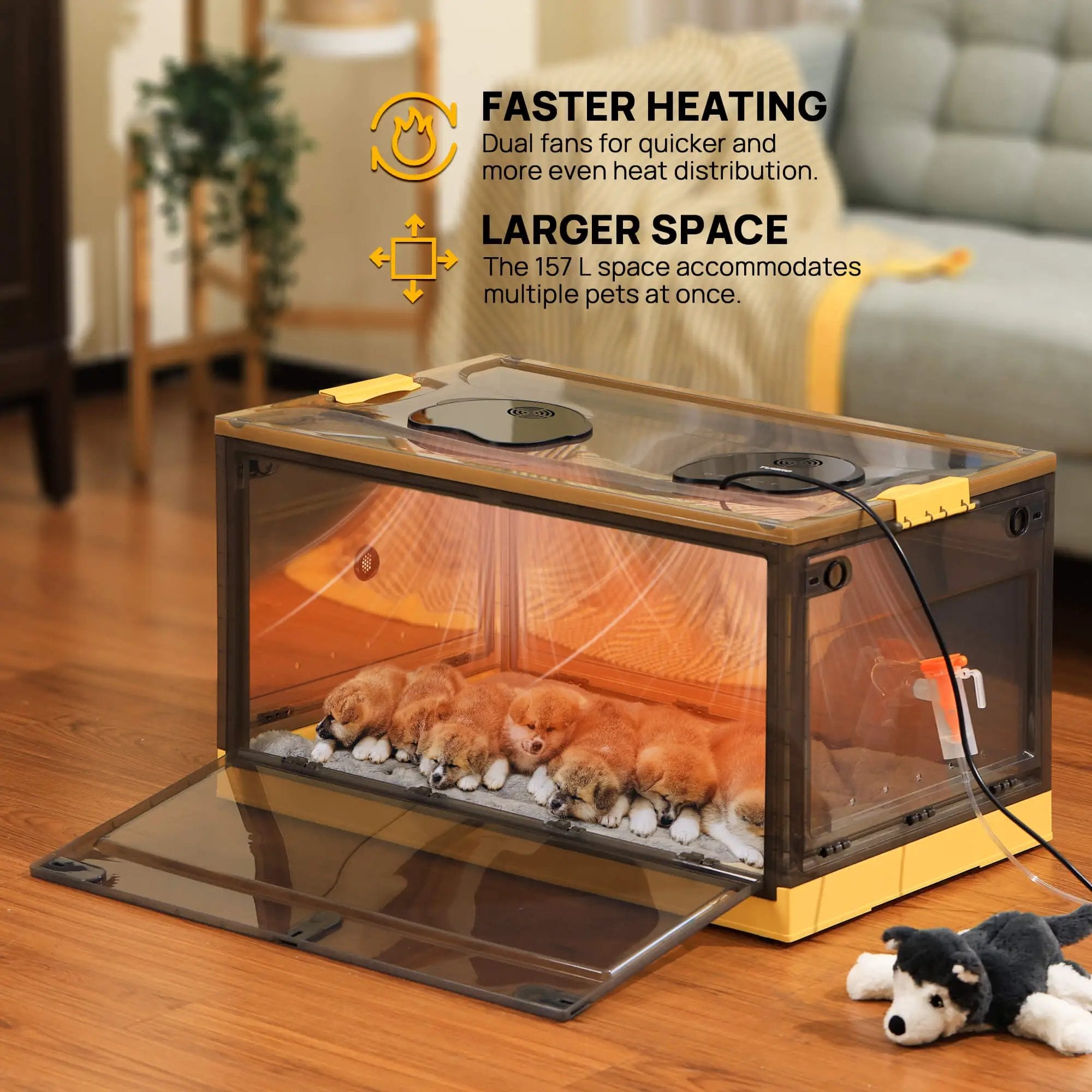 Neighborhood Pet Incubator, Grey Translucent by TURBRO