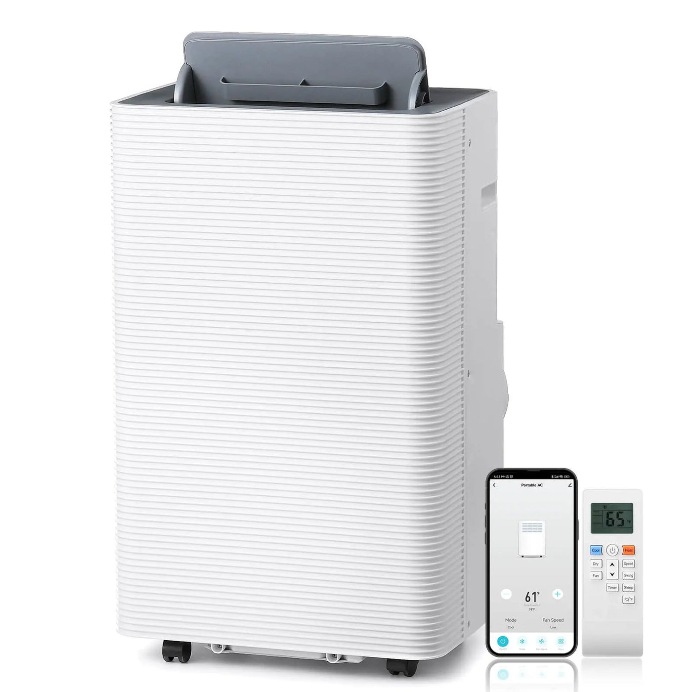 Finnmark 14,000 BTU WiFi Portable Air Conditioner by TURBRO