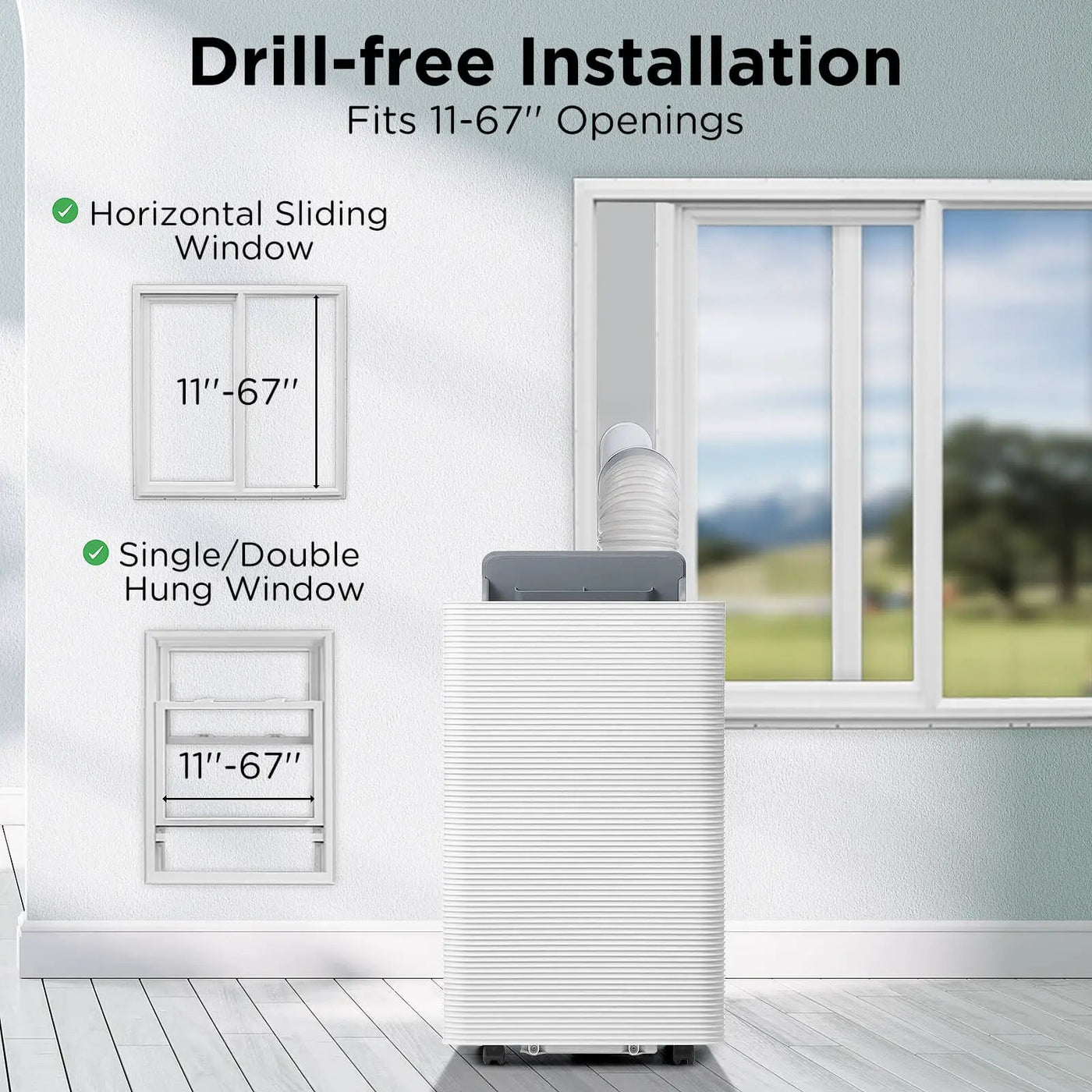 Finnmark 14,000 BTU WiFi Portable Air Conditioner by TURBRO