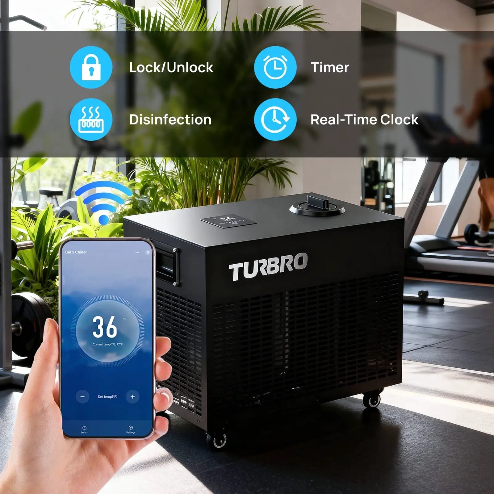 Frostcore Ice Bath Water Chiller for Cold Plunge by TURBRO
