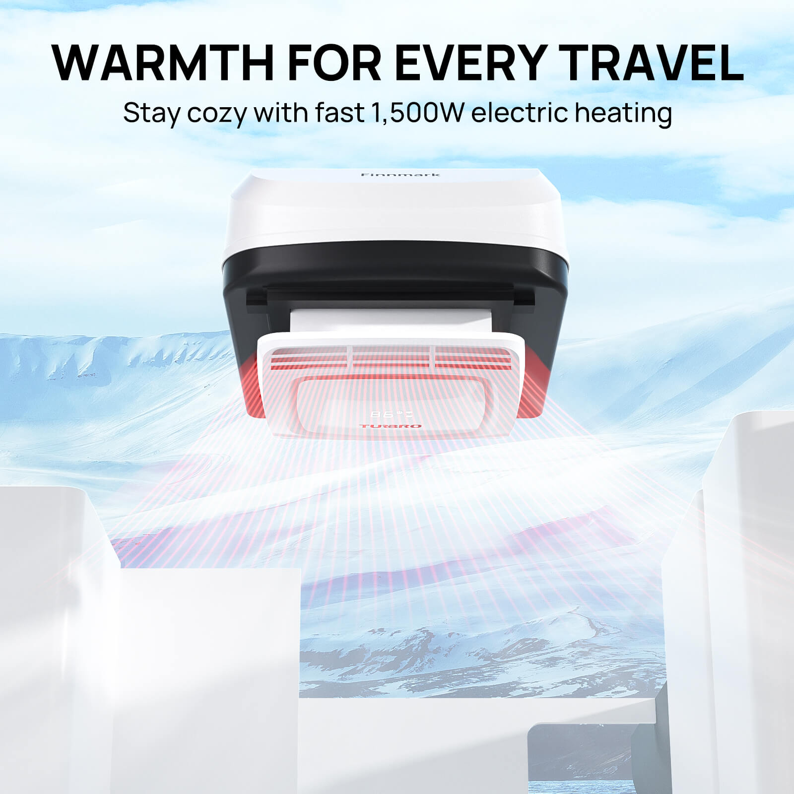 (Open Box) Finnmark 15,000 BTU RV Air Conditioner by TURBRO