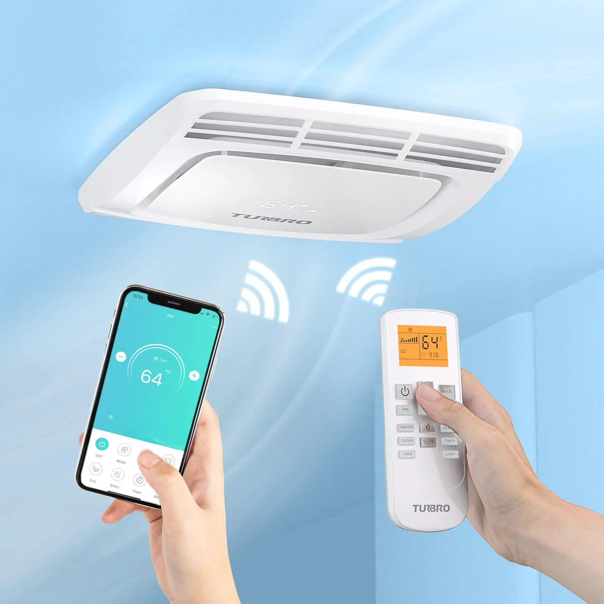 Finnmark 15,000 BTU Rooftop RV Air Conditioner by TURBRO