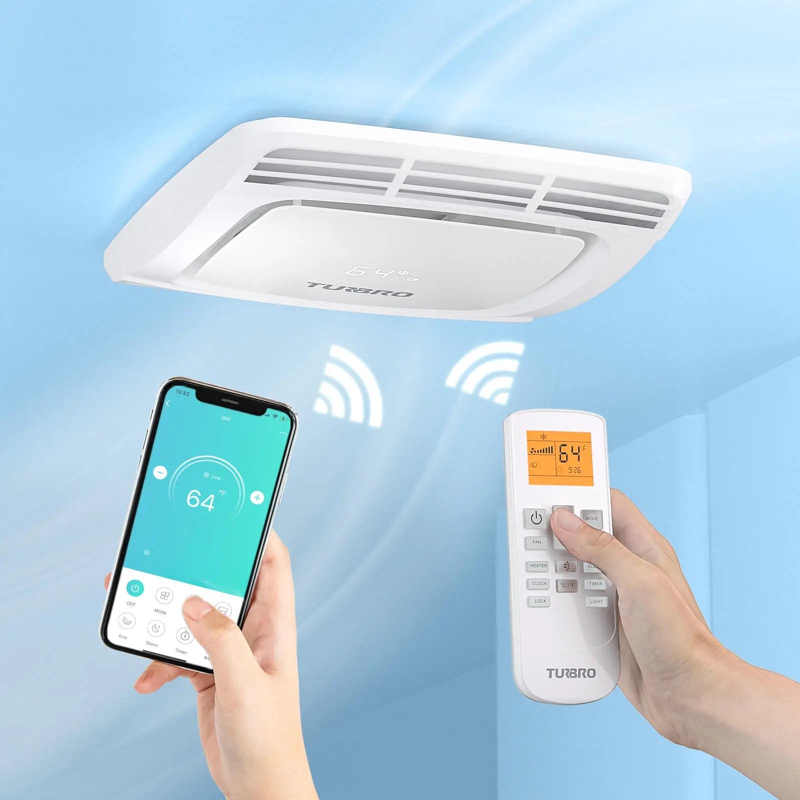 Finnmark 15,000 BTU Rooftop RV Air Conditioner by TURBRO