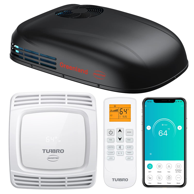 Greenland 3,600W 220-240V Inverter RV Air Conditioner (European Version) by TURBRO
