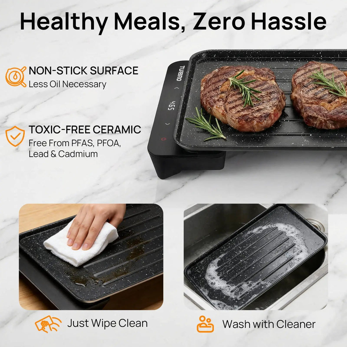 Neighborhood EG13 Electric Griddle by TURBRO