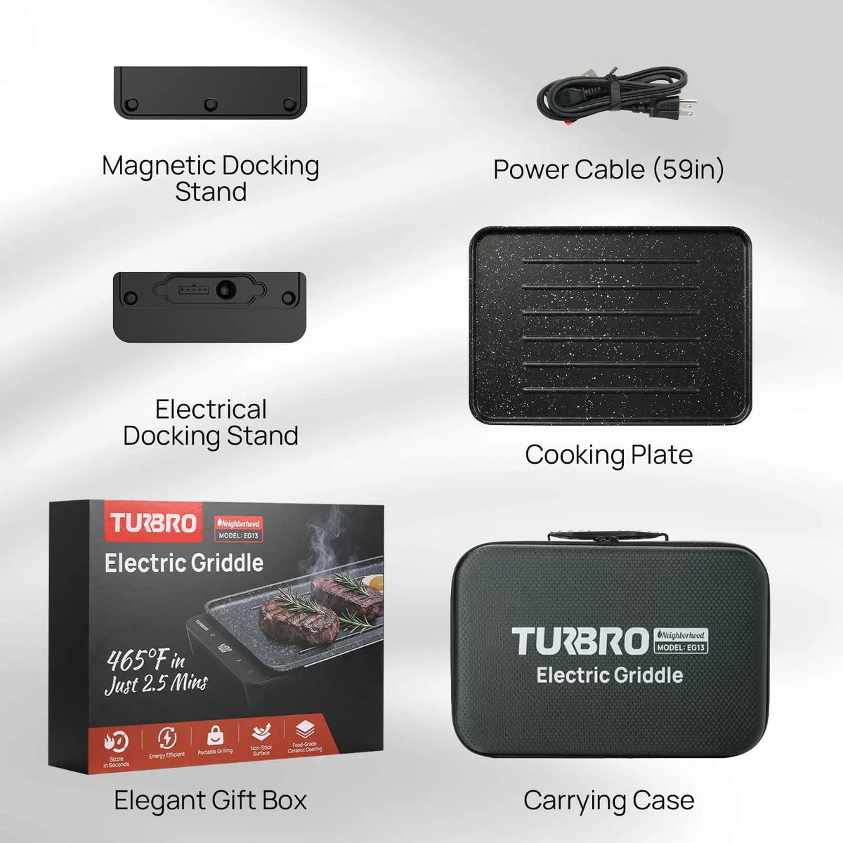 Neighborhood EG13 Electric Griddle by TURBRO