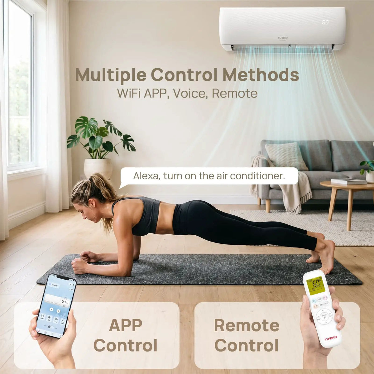 Finnmark 9,000 BTU Single Zone Mini Split AC (R32) by TURBRO