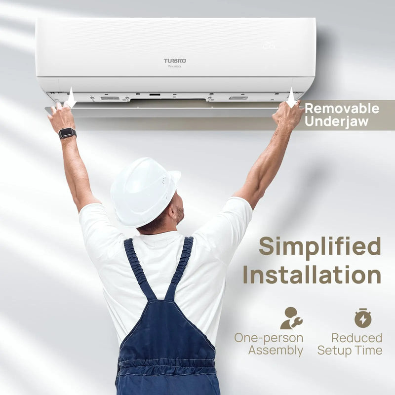 Finnmark 18,000 BTU Single Zone Mini Split AC (R32) by TURBRO