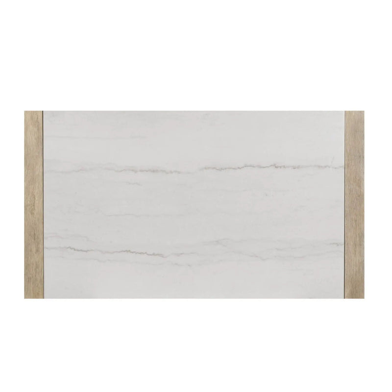 Vanilla - Real Marble Dining Table - Beige / Light Natural