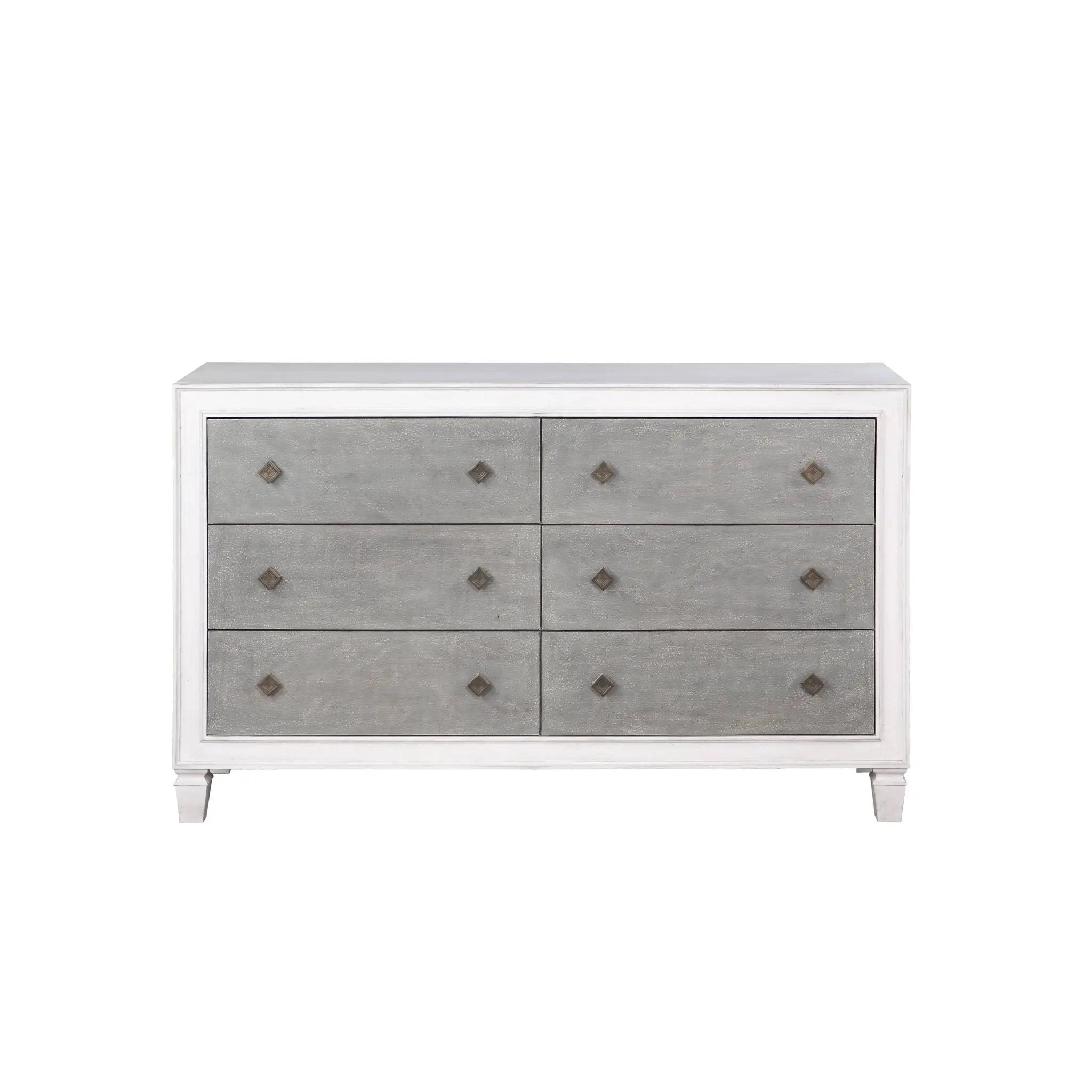 Katia - Weathered Dresser - White by Unique Piece Furniture