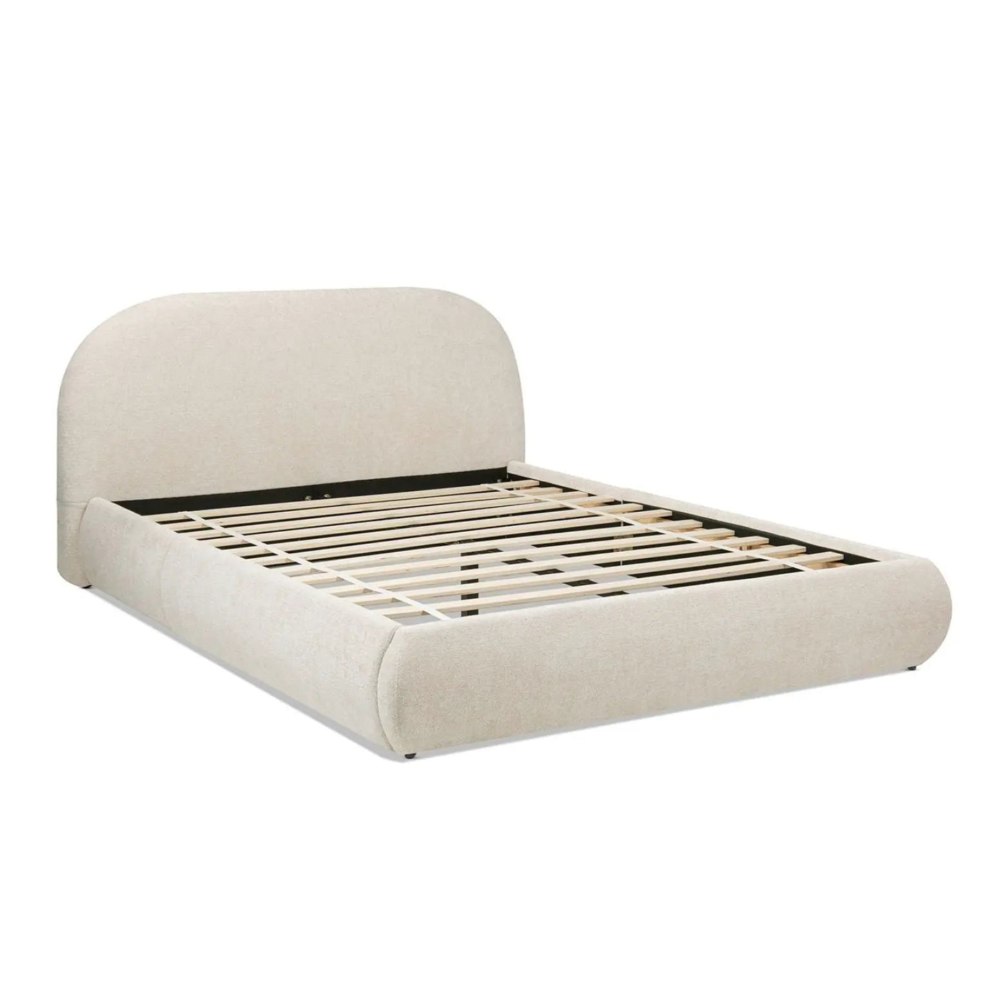 Archie Puffy Grounded - Upholstered Platform Bed by Unique Piece Furniture