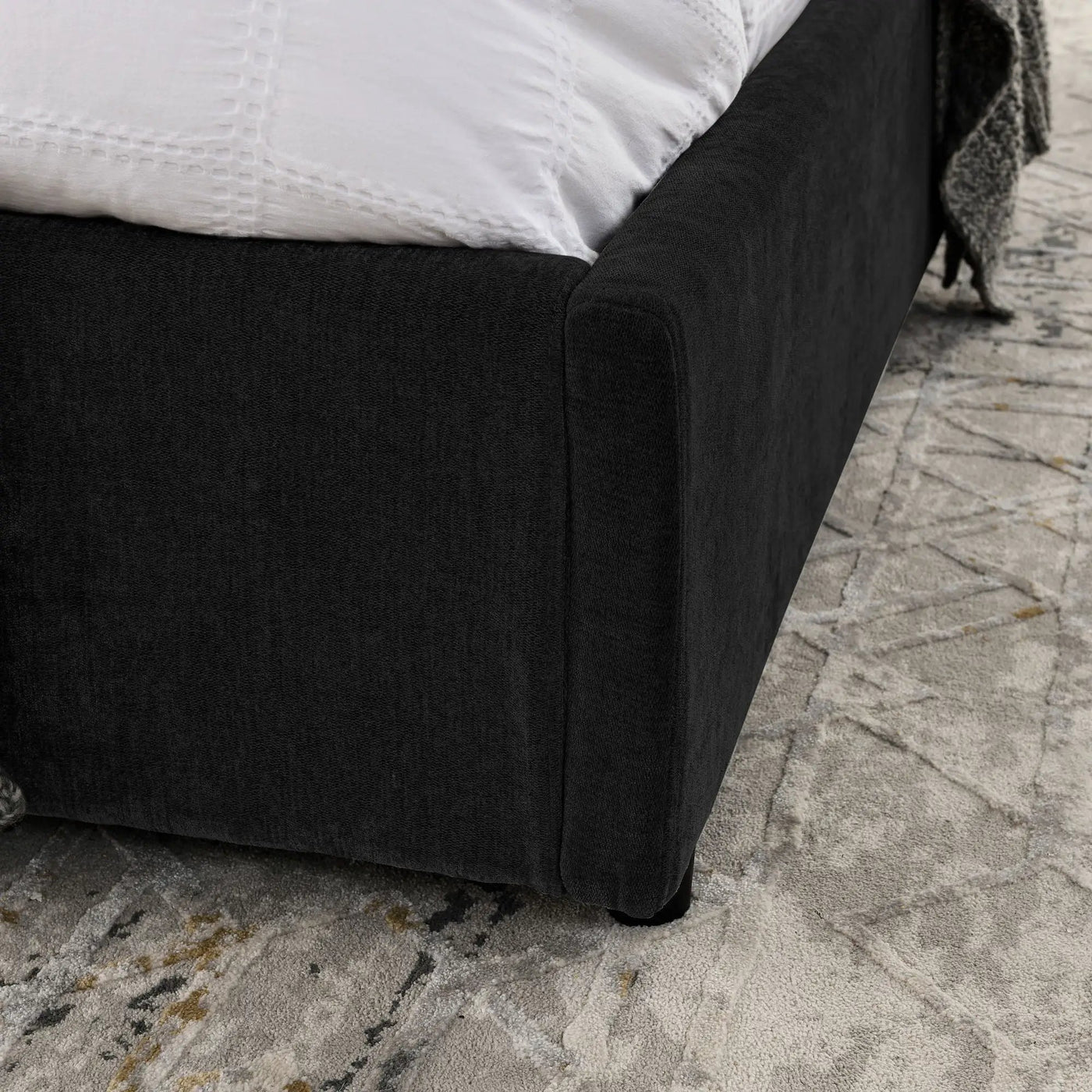 Storage Upholstered Hydraulic Platform Bed With Integrated Headboard by HouseOfZazla