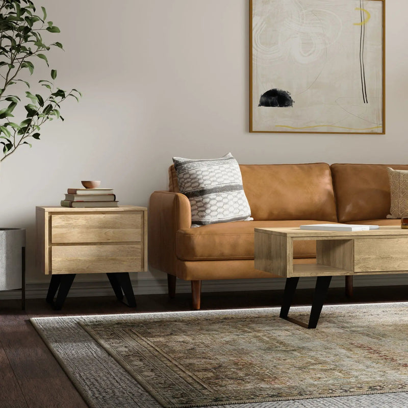 Lowry - Side Table - Natural by Unique Piece Furniture