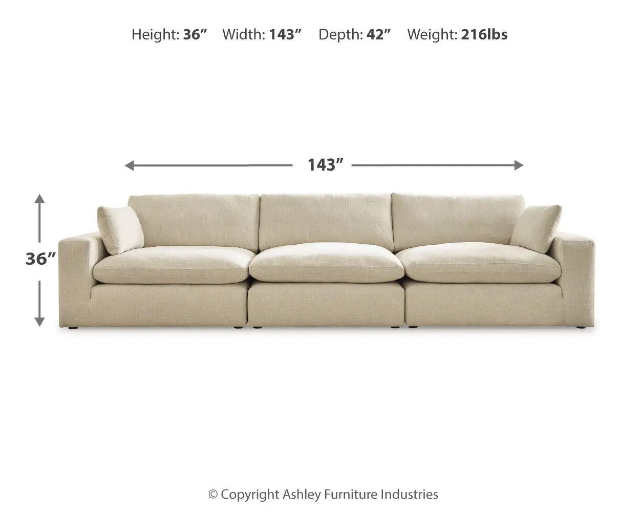 Elyza - Sectional by Unique Piece Furniture