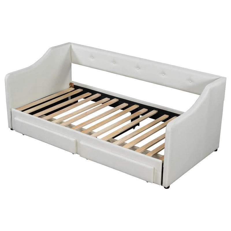 Upholstered Daybed With 2 Drawers by HouseOfZazla