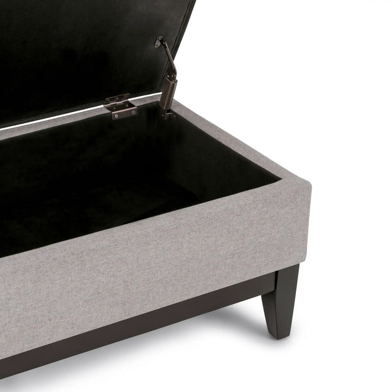 Oregon - Contemporary Storage Ottoman Bench With Tray by HouseOfZazla