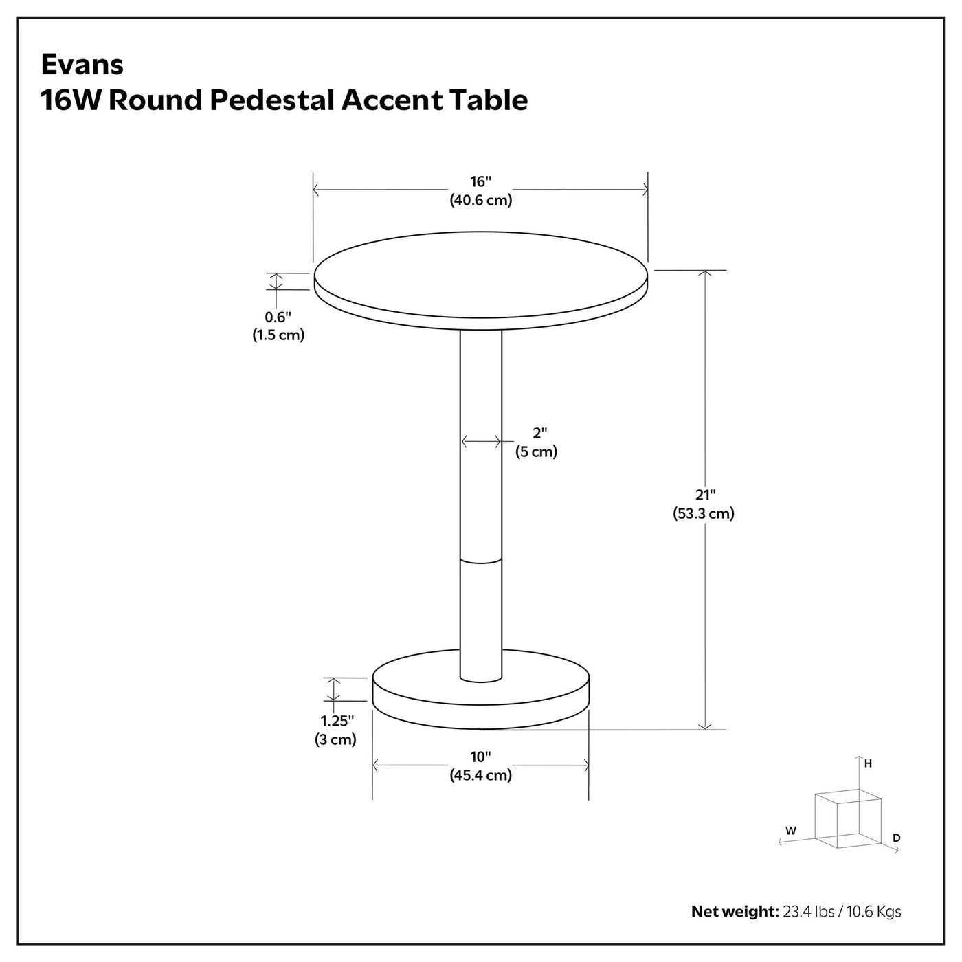 Evans - Side Table by HouseOfZazla