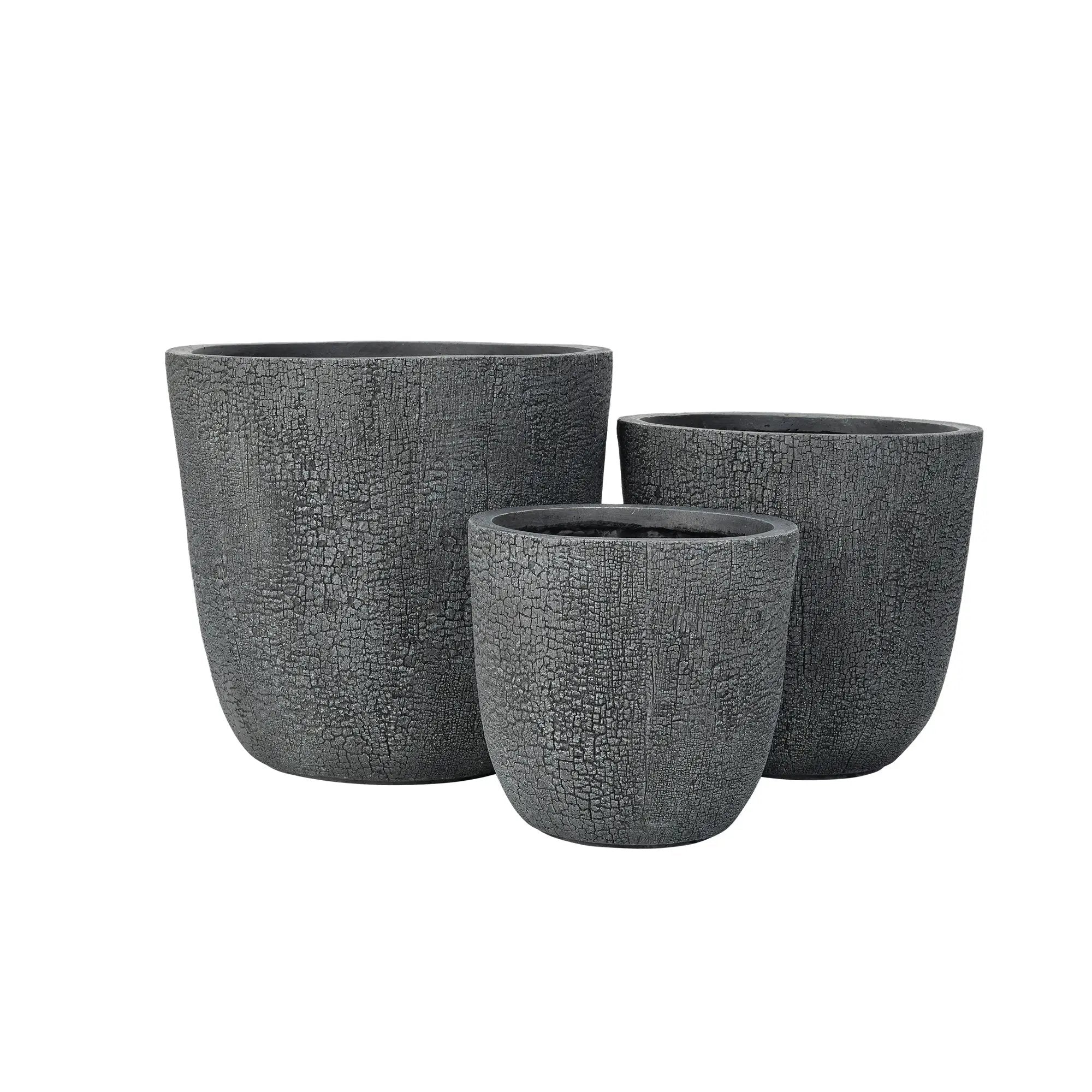 U_STYLE Lightweight MGO Planter Set of 3 by HouseOfZazla