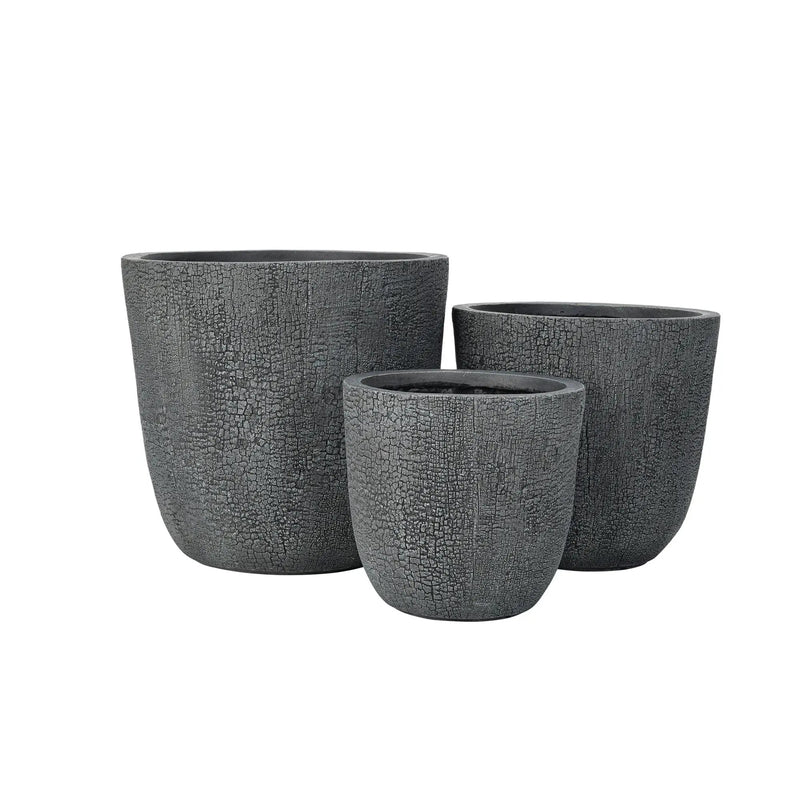 U_STYLE Lightweight MGO Planter Set of 3 by HouseOfZazla