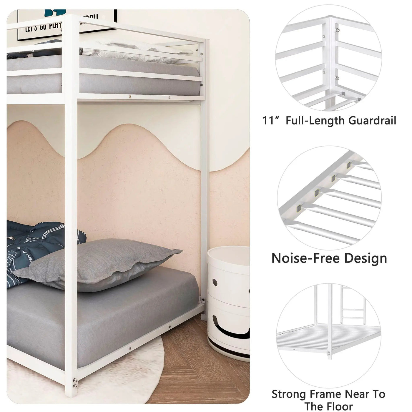 Adam - Metal Bunk Bed by HouseOfZazla
