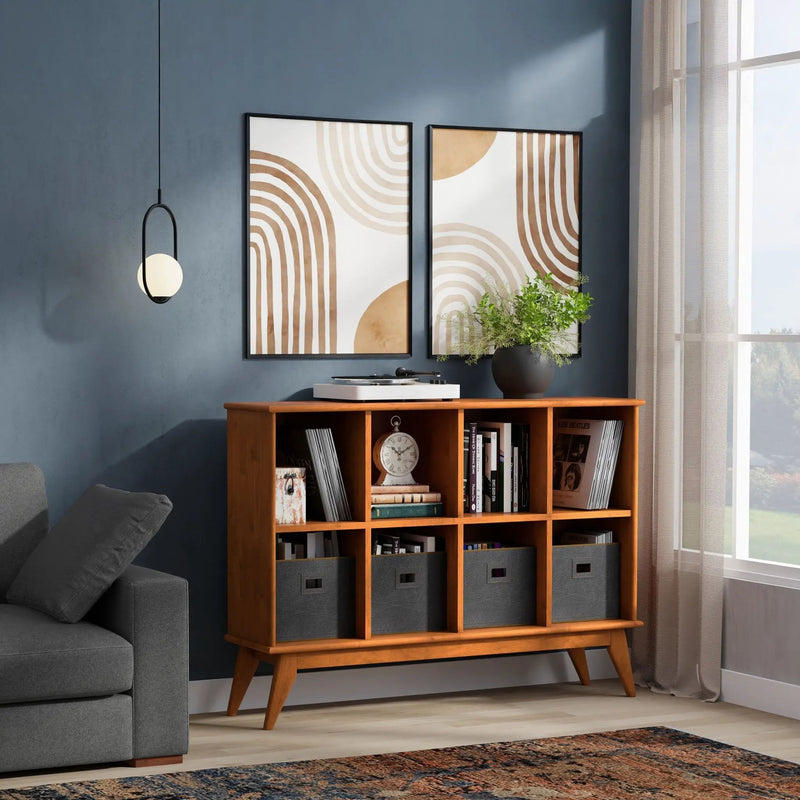 Draper - Handcrafted Low Bookcase by Unique Piece Furniture