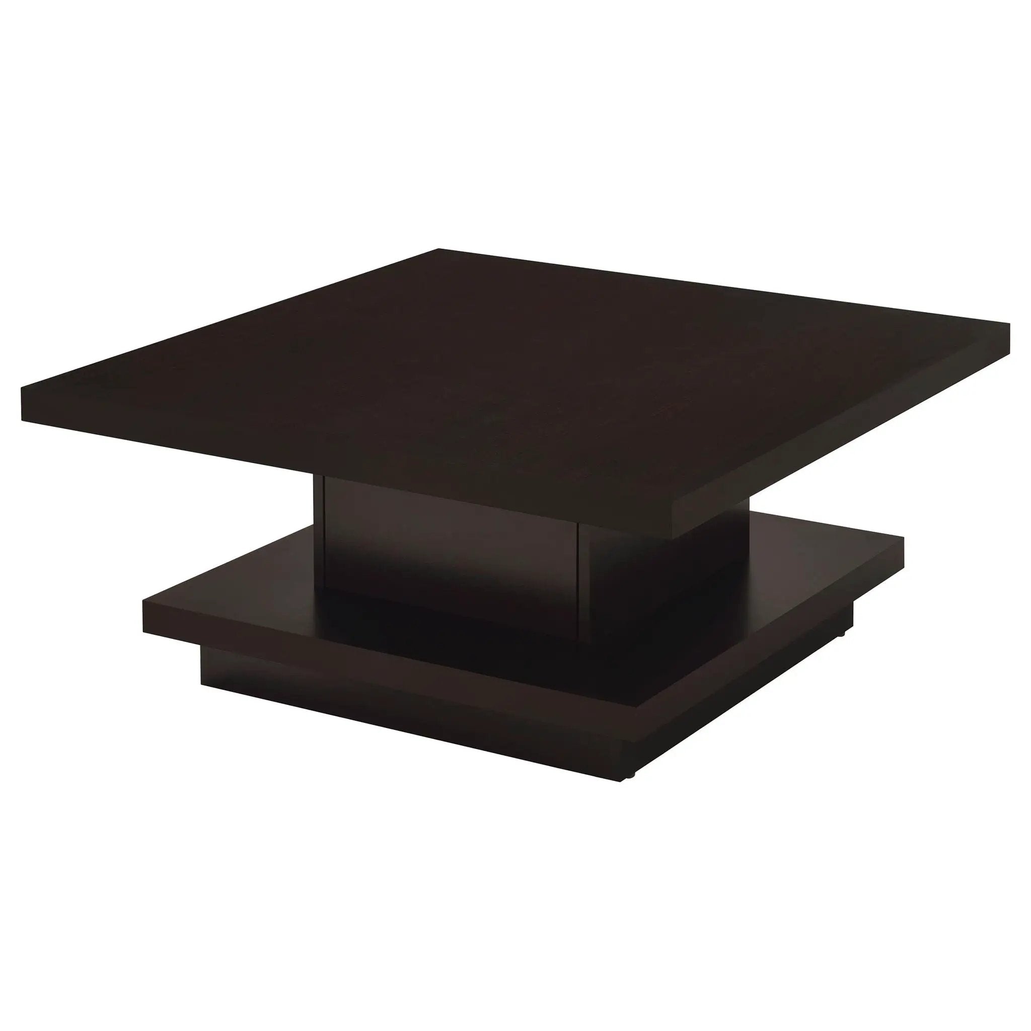 Reston 2-piece Square Coffee and End Table Set Cappuccino by Unique Piece Furniture