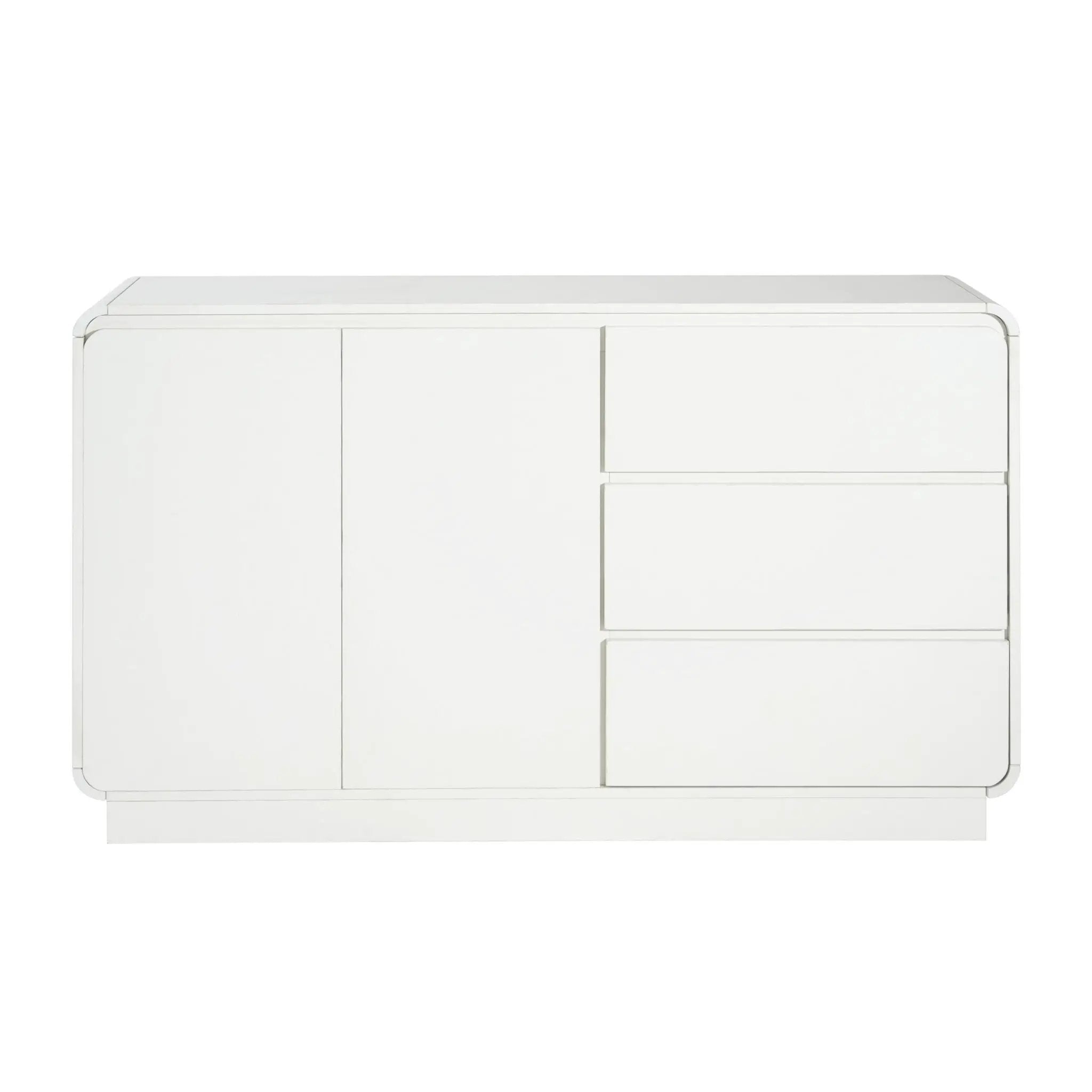 Sideboard, Wide Storage With 2 Doors And 3 Drawers by HouseOfZazla