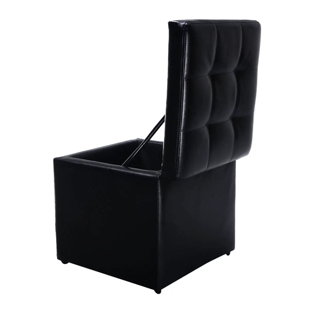 Foldable Cube Ottoman Pouffe Storage Seat by DirectDeals