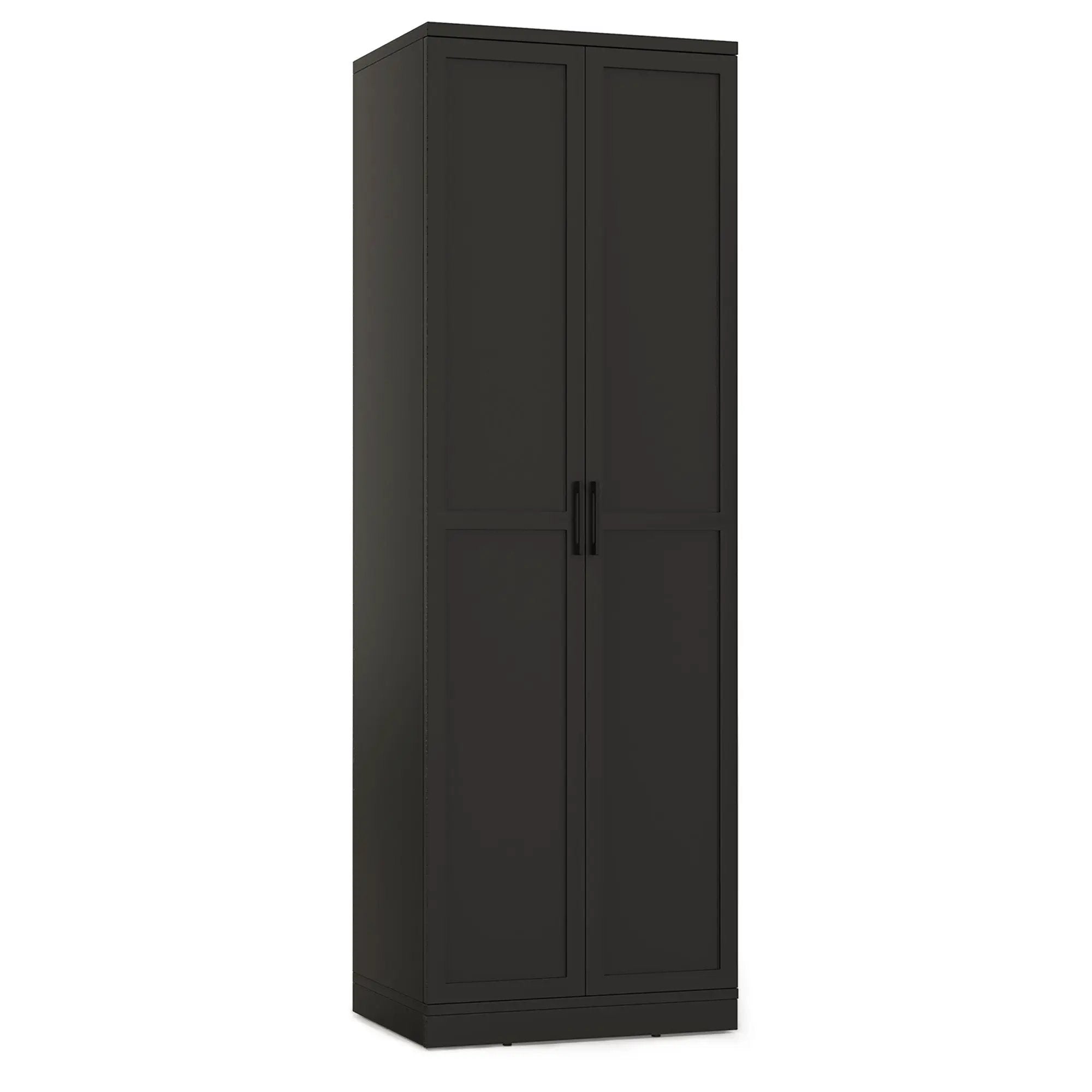 70 Inch Freestanding Storage Cabinet with 2 Doors and 5 Shelves