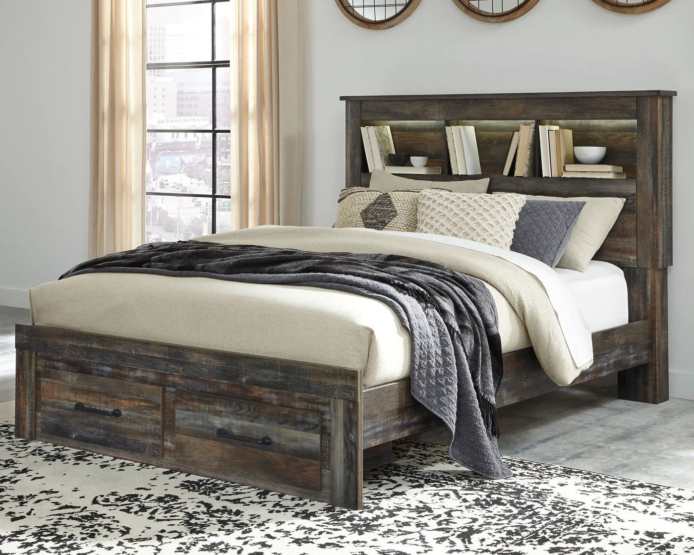 Drystan - Panel Bookcase Bed by Unique Piece Furniture