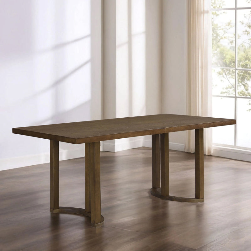 69 Inches Dining Table (Walnut) by HouseOfZazla