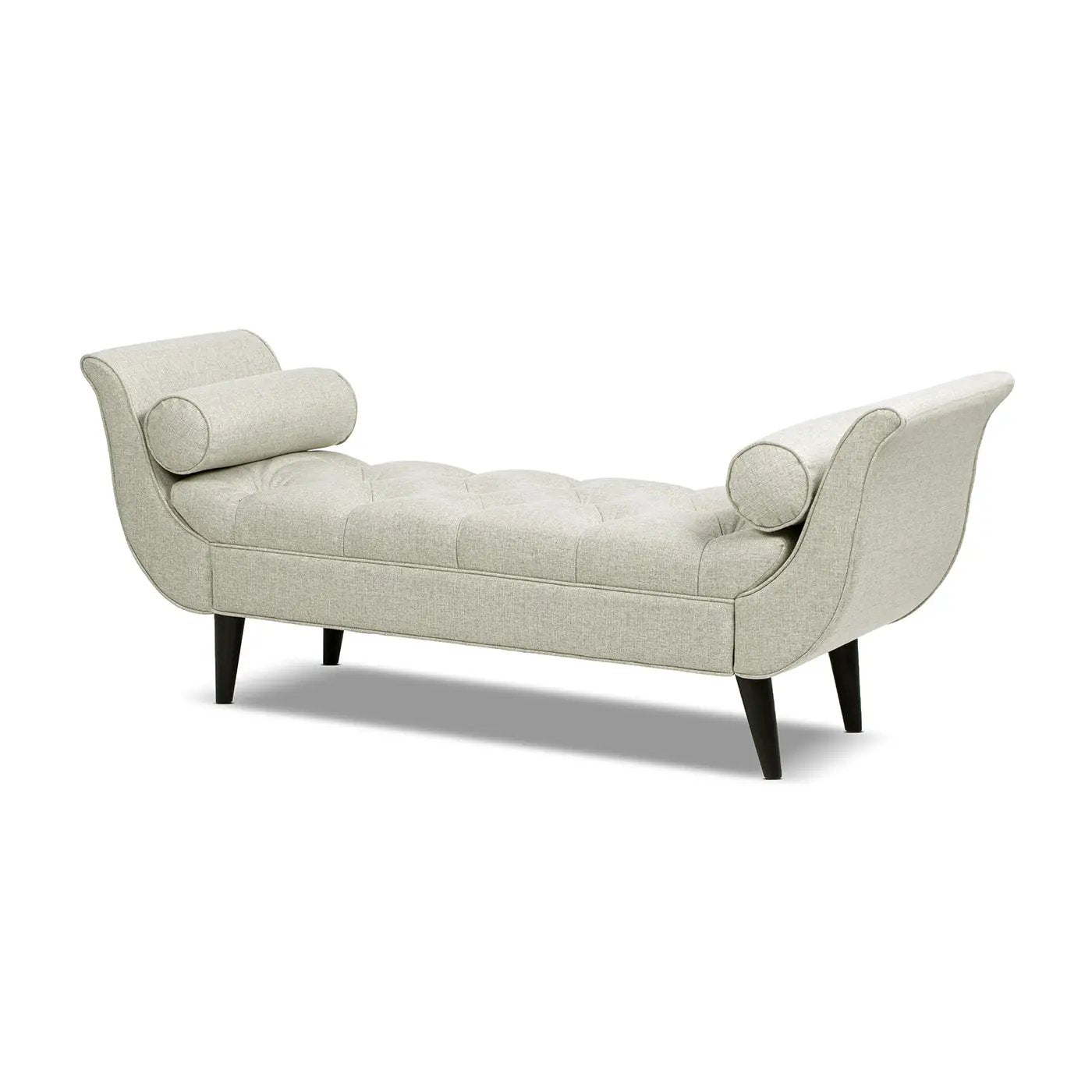 Alma Tufted Flared Arm Entryway Bench by HouseOfZazla